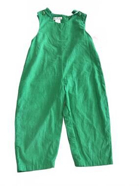 New Petit Ami Green Corduroy Overalls outfit for Toddler 24 Months Boy girls